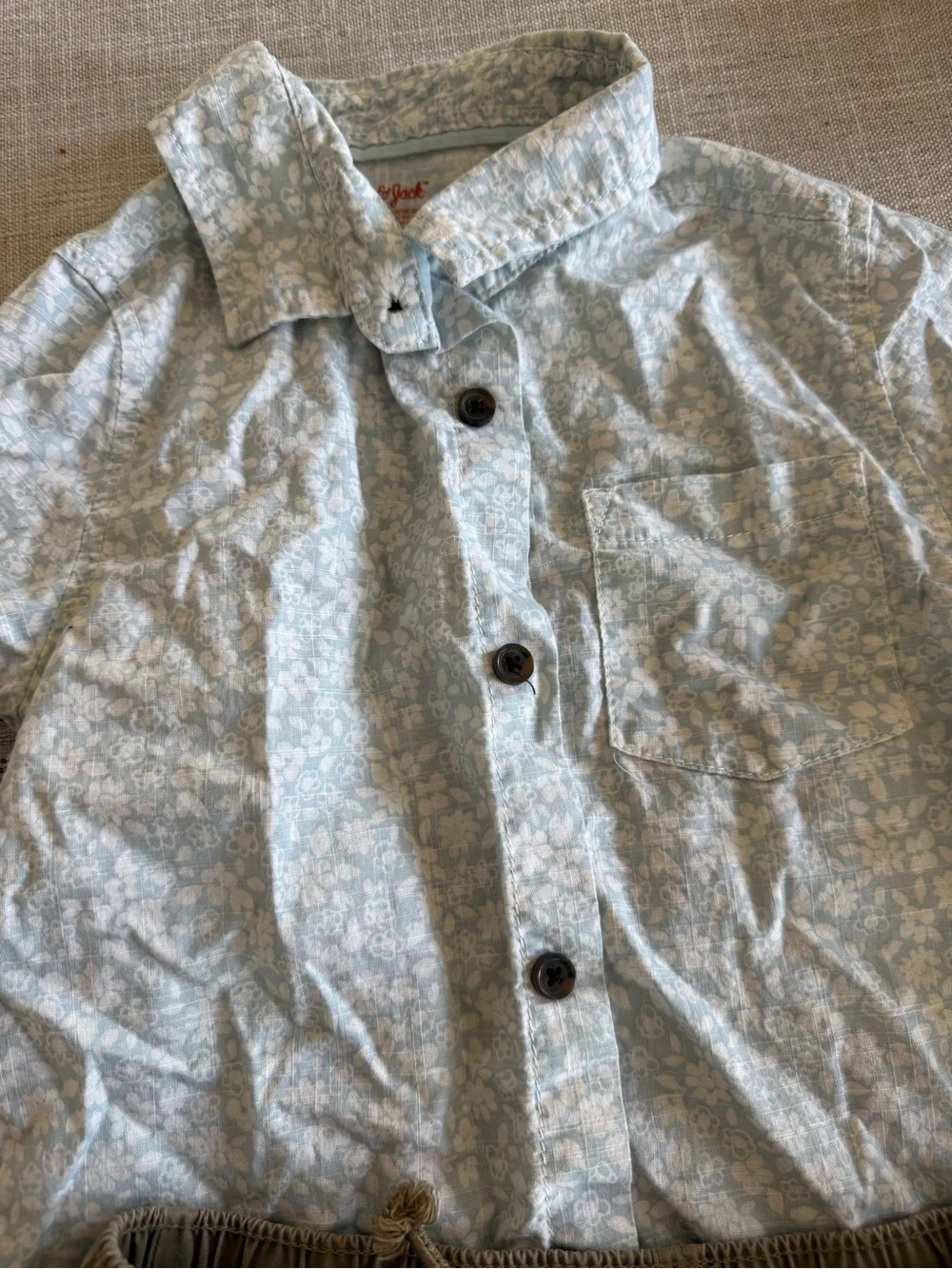 Cat & Jack 5T button down and shorts